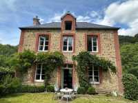 AHIN-SP-001905 Nr Sourdeval 50150 Attractive 3 bedroomed stone and brick built tastefully renovated country house with 600m2 garden